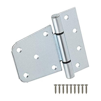 3-1/2" Heavy Duty Gate Hinges, 6 Pack T Strap Hinge, Zinc Plated - color: 6 Pack - Zinc