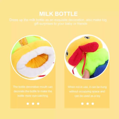 SZCQ Animal Baby Insulated Bottle Bags Milk Bottle Thermal Bag Plush Sleeve Covers Feeder Pouches Storage Cover Milk Pouch Soft Keep Warm Baby Thermal Holder - color: Multicolor