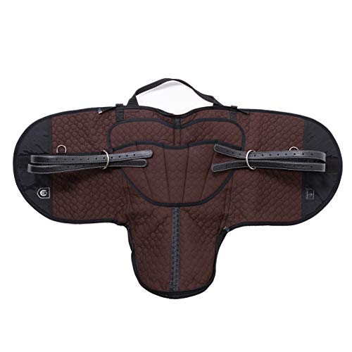 Werner Christ Horse Bareback Pad Premium Plus, Made of Real Sheepskin in Brown Size Full - color: Brown, size: Full