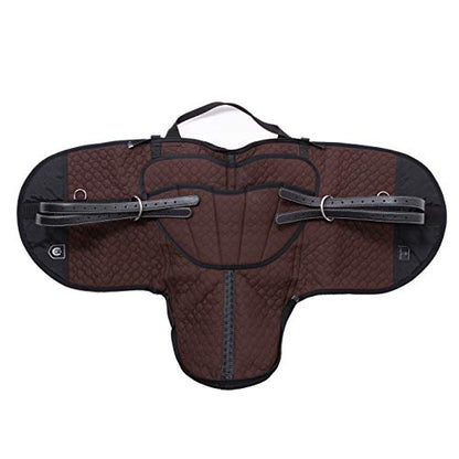 Werner Christ Horse Bareback Pad Premium Plus, Made of Real Sheepskin in Brown Size Full - color: Brown, size: Full