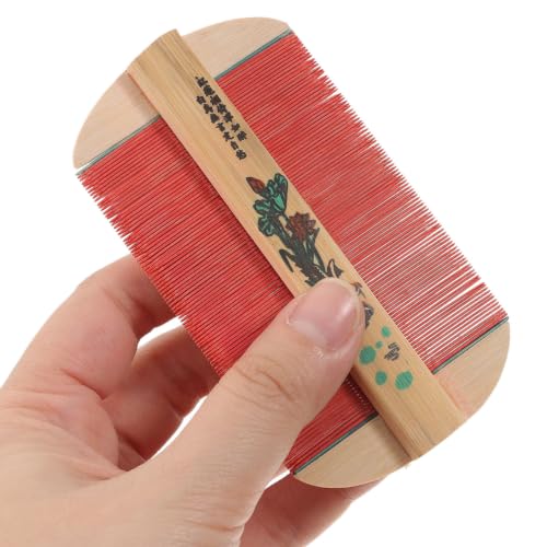 IMIKEYA Suyod Hair Comb from The Philippines - Double-Sided Comb for Removal Fine Tooth Design for and Nit Treatment at Home or Travel - size: M
