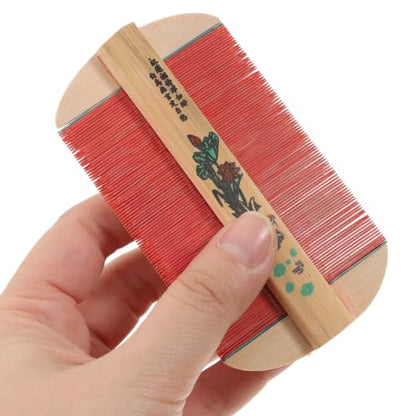 IMIKEYA Suyod Hair Comb from The Philippines - Double-Sided Comb for Removal Fine Tooth Design for and Nit Treatment at Home or Travel - size: M