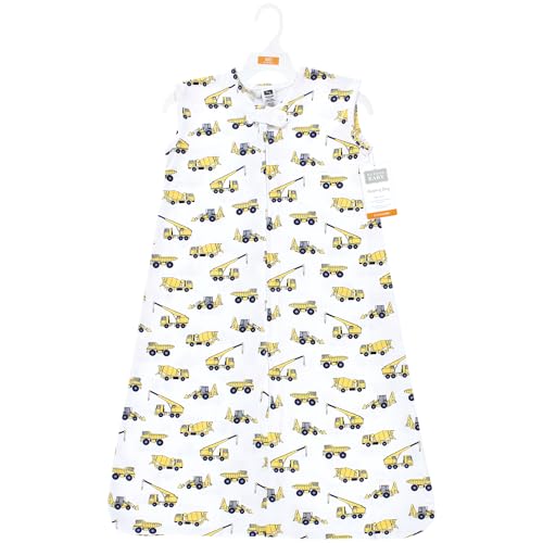 Hudson Baby Unisex BabyCotton Sleeveless Wearable Sleeping Bag, Sack, Blanket - color: Construction, size: 0-6 Months