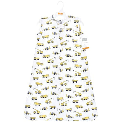 Hudson Baby Unisex BabyCotton Sleeveless Wearable Sleeping Bag, Sack, Blanket - color: Construction, size: 0-6 Months