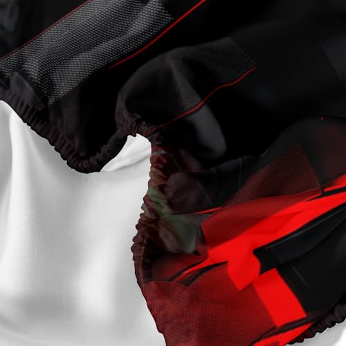 HOSIMA Kids Basketball Fitted Sheet Queen,1 Fitted Sheet+2 Pillowcases. - color: Black-e, size: Queen 61"*81"
