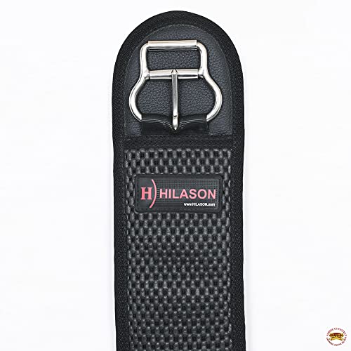 HILASON Western Horse Saddle Girth Cinch Black Neoprene Anti-Slip - size: 36"