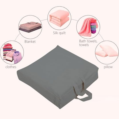 Premium Cotton Garment Bag, Shawl Bag, Saree Bag,Travel Pack - Cloth Bag (Gray, Pack of 1) - color: Gray