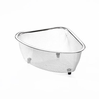 Fox Run Stainless Steel Colander, Triangular 3 Quart Pasta Strainer - size: 3 Quart, Triangular