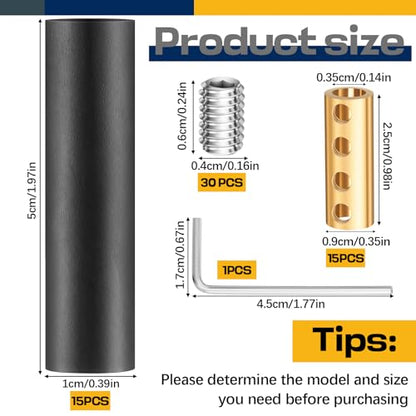 Relaxweex 15 Sets Underground Wire Splice Kit Suit for Wire Under 12 Awg Amp Splicing Quick Wiring Connection Nut Kit Terminal with Shrink Tubes and Screws Circuit Connector(80V) - style: 80v