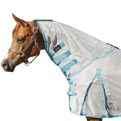 Schneiders Cooling Soft Interlock Mesh II Fly Neck Cover for Horses | Best Cooling Fabric | 80% UV Protection | Innovative SilverTek Technology