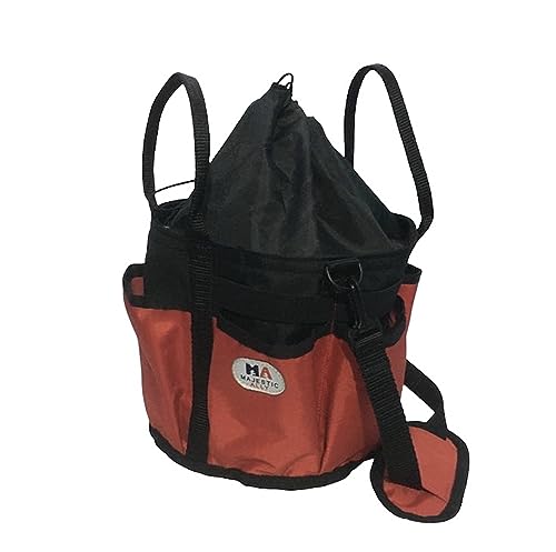 Majestic Ally horse Grooming Organizer Tote Bag - color: Red