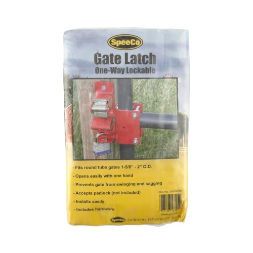 SpeeCo Genuine One Way Gate Latch for 1-5/8" to 2" Round Tube Gates