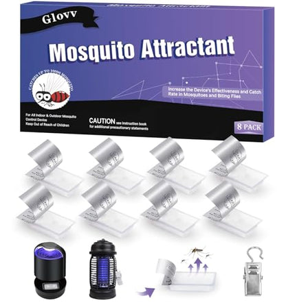 8 Mosquito Attractant Bait Refill Lure for Bug Zapper, Compatible All Trap - size: 8 pack