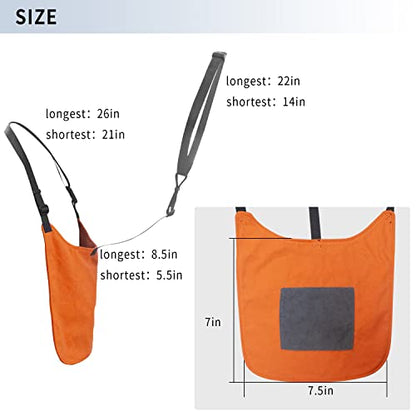 Anti Breeding Buck Apron Anti Mating Skirt with Chest Strap - color: Orange, size: Small