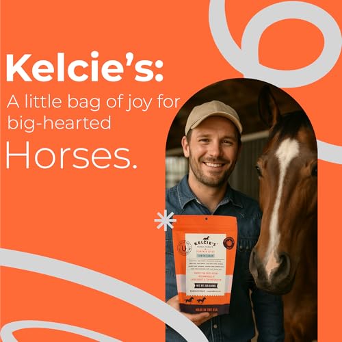 Kelcies Pumpkin Spice Horses Treats - Low Sugar, Starch, and Carbohydrates | Healthy Treats for Horse Supports Superior Digestion 1 Pound (Pack of 1) - size: 1 Pound (Pack of 1)