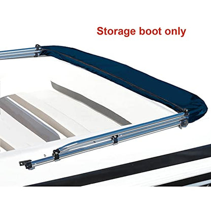 SavvyCraft Boat Bimini Top Cover Storage Boot, Navy 54"-60" W - color: Navy, size: 54"-60" W