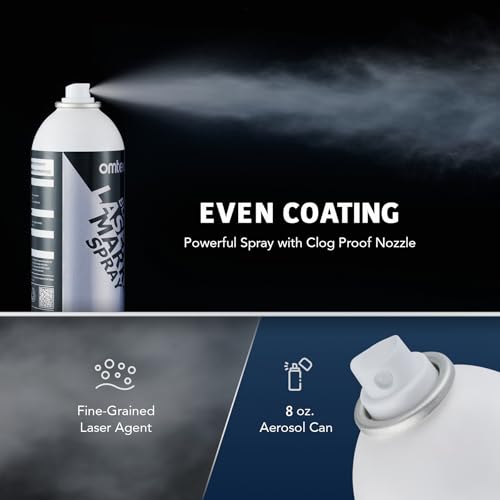 OMTech Laser Marking Spray, 2pcs 8oz, Black Marking for CO2 Laser on Metal - color: 8 OZ -- Black, size: 2 Pcs