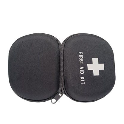 First Aid Hard Case Empty First Aid Hard Case First Aid EVA Medicine Red Medical Bag for Home Health Emergency Pets Dog First Responder Camping Outdoors (Small 5x4x1.8”), Black - size: Small 5x4x1.8”