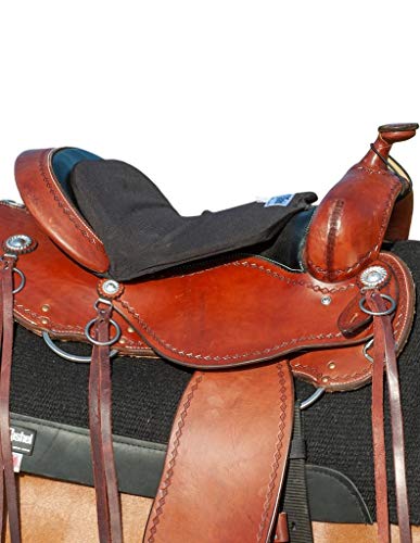 Cashel Long Western 1/2in Tush Cushion (TC-W2L), Black