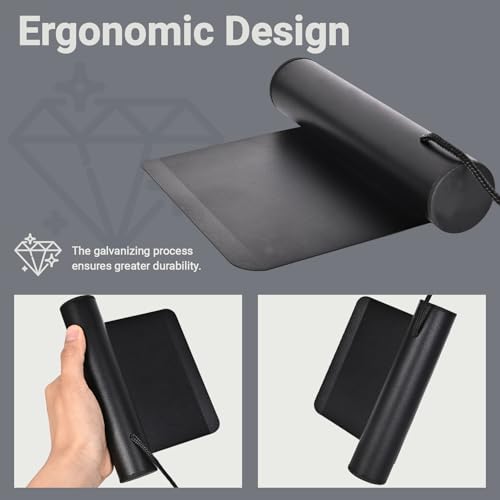 Professional Vinyl Fence Rail Removal Tool Flexible Steel Construction Fits 5-1/2" Rails Prevents Bending Makes Repairs and Replacements Easier