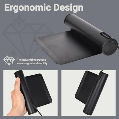 Professional Vinyl Fence Rail Removal Tool Flexible Steel Construction Fits 5-1/2" Rails Prevents Bending Makes Repairs and Replacements Easier