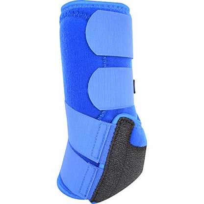 Classic Equine Legacy2 Support Boots, Front (Blue, Small) - color: Blue, size: Small