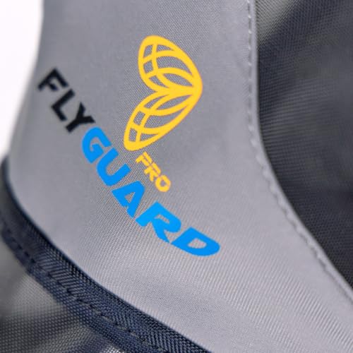 Shires FlyGuard Pro Fine Mesh Fly Mask with UV Protection Navy/Extra Extra Full/Ears and Nose - color: Navy, size: Extra Extra Full