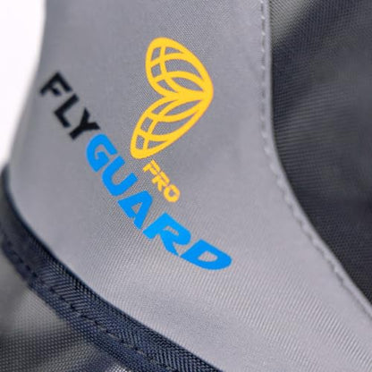 Shires FlyGuard Pro Fine Mesh Fly Mask with UV Protection Navy/Extra Extra Full/Ears and Nose - color: Navy, size: Extra Extra Full