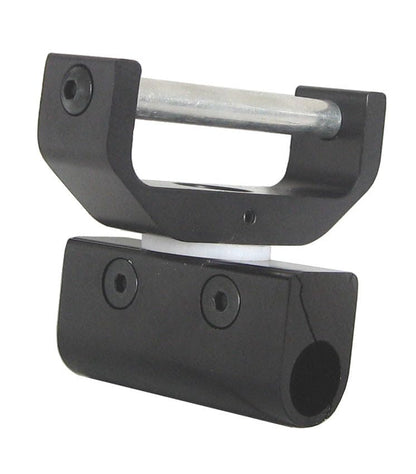 AJ Tack Aluminum Swivel and Lock Stirrup Turner - color: Black, size: 2.5"