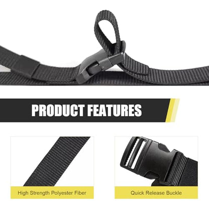 WZP 2PCS Car Battery Tie Down Straps, 39 Inch Battery Box Strap with Adjustable Buckle, Universal Batterys Hold Down for Cars Trucks SUVs Boats Luggage Belt