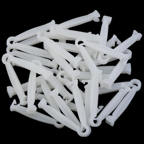 DGZZI 20PCS Height 49mm Plastic Veterinary Umbilical Cord Clamps Pet Delivery Tools Pig Equipment Suitable for Small Animals