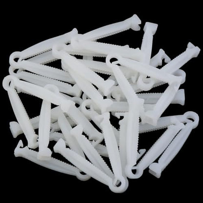DGZZI 20PCS Height 49mm Plastic Veterinary Umbilical Cord Clamps Pet Delivery Tools Pig Equipment Suitable for Small Animals