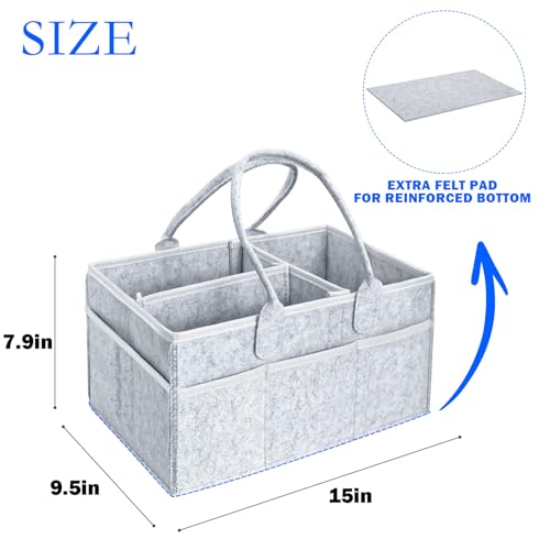 Klawdsky Pet Grooming Tote Bag, Dog Storage Organizer for Grooming Supplies Multiple Pockets, Lightweight and Durable Design (Bag Only)