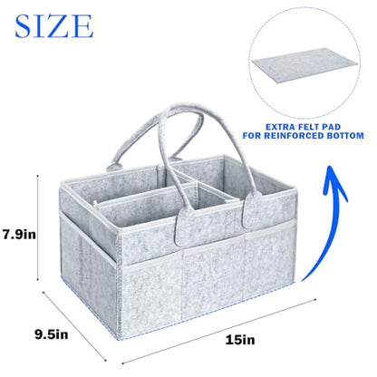 Klawdsky Pet Grooming Tote Bag, Dog Storage Organizer for Grooming Supplies Multiple Pockets, Lightweight and Durable Design (Bag Only)