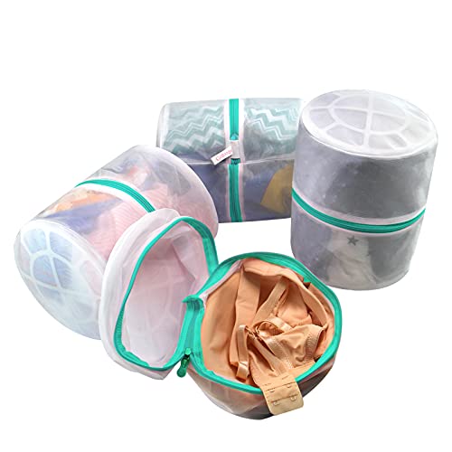 GOGOODA Mesh Laundry Bags for Delicates Durable Protective Wash Bags - size: 4 Bra Bags(6.5*8in)