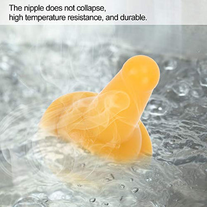 15Pcs Silicone Pet Feeding Nipples for Nursing Bottles