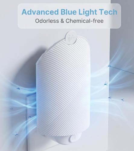 Flying Insect Trap (3 Plug-in & 9 Cartridges Refill) Indoor Use, UV Light Bug Catcher for Fruit Flies, Gnats & Small Flying Pests - style: 3 Plug-in & 9 Refill