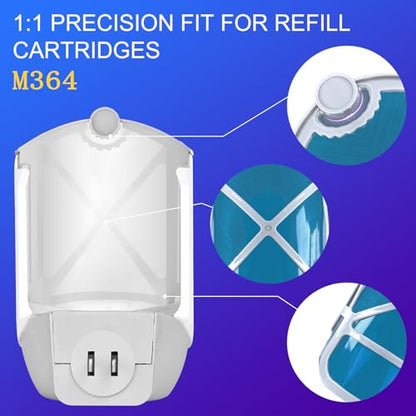 4 Pack Refill Cartridges, 2026 Upgraded Flying Insect Trap Refills Compatible with Flying Insect Trap Indoor Light M364 M364A Fully Compatible Size,Fly Catcher Trap (4 Refill Cartridges)