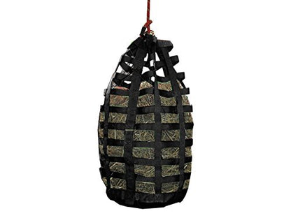 Derby Originals Go Around Hanging Slow Feed Horse Hay Bag with Six Month Warranty - color: Black