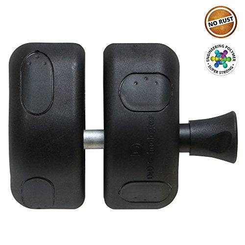 National Hardware MagnaLatch Side Pull, 2-3/4", Polymer, Adjustable, Black