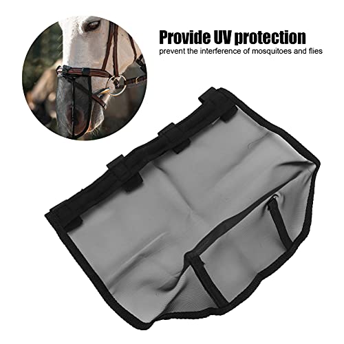 Luocute Horse Nose Cover, Breathable Teslin Fly Mask