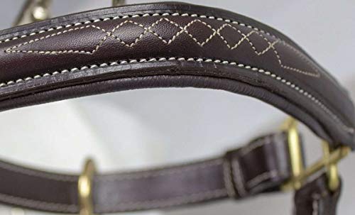 Derby Originals American Elite Fancy Stitch Padded Adjustable Halter - size: Full