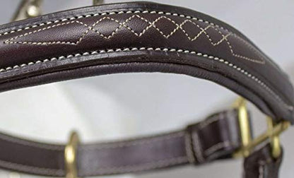 Derby Originals American Elite Fancy Stitch Padded Adjustable Halter - size: Full