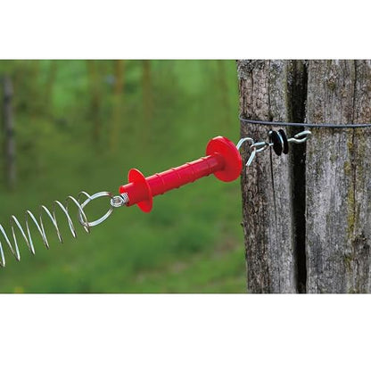 Insulated Fence Plastic Gate Handle, 5PCS Handle Heavy Duty Electric Fence Gate Handle, Red - color: Red, size: PK5