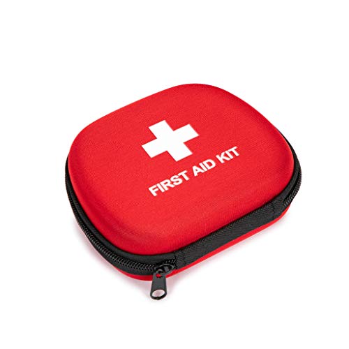First Aid Hard Case Empty, First Aid Hard Case First Aid EVA Hard Red Medical Bag for Home Health First Emergency Responder Camping Outdoors (5x4x1.8 Small) - size: Small (Pack of 1)