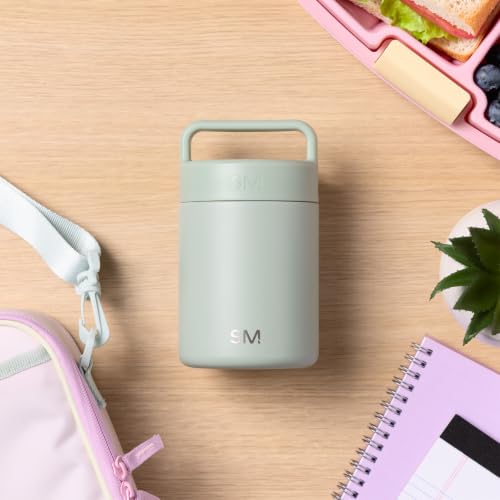 Simple Modern Insulated Food Jar with Handle | 12oz | Pink | Provision Stainless Steel Food Jar, Lunch Container | Leak Proof for Adults, Smoothie Bowl, Soup | Blush - color: -Blush, size: 12 Ounces