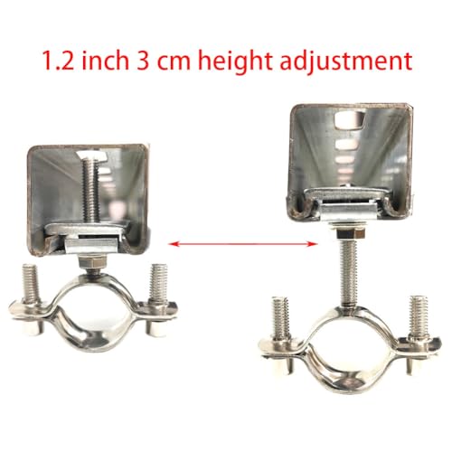 8 Pack Strut Clamp; Universal Strut Clamps for Rigid Conduit and EMT; Universal Pipe Clamp for Strut Channel. Bracket with 360 Degree Rotation (Bore inner diameter 0.75") - size: Bore inner diameter 0.75"
