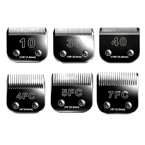 Dog Grooming Blades Compatible with Andis/Oster A5 - color: 2PC 30:1/50''(0.5MM)