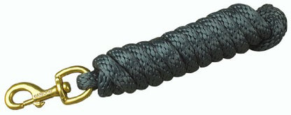 Hamilton 5/8" x 10' Poly Horse Lead Rope with Bolt Snap, Graphite - color: Graphite