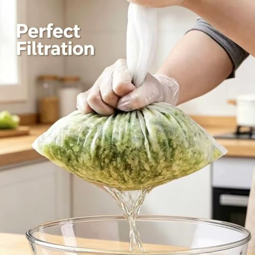 Reusable Ultra Fine Mesh Strainer Bag, 2Pcs Multi-Use